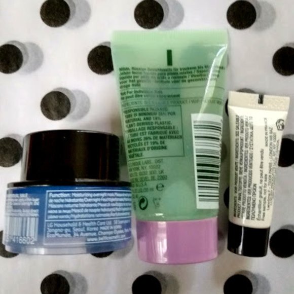3pc LOT BELIF SLEEPING MASK CLINIQUE CLEANSER LANCOME EYE CREAM SKINCARE**NEW! - Picture 3 of 5